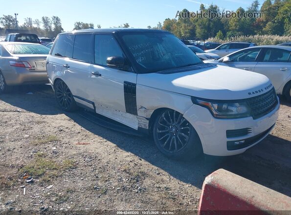 SALGS2FE5HA336720 2017 LAND ROVER RANGE ROVER White Przód prawy