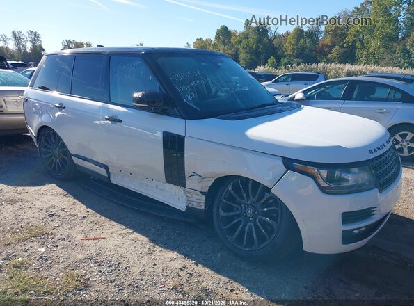 SALGS2FE5HA336720 2017 LAND ROVER RANGE ROVER White Widok z przodu