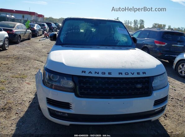SALGS2FE5HA336720 2017 LAND ROVER RANGE ROVER White Widok zestawu wskaźników