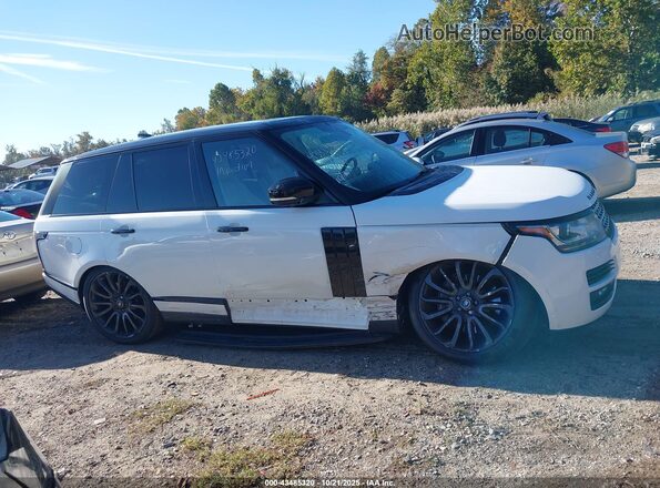 SALGS2FE5HA336720 2017 LAND ROVER RANGE ROVER White Widok wnętrza z tyłu