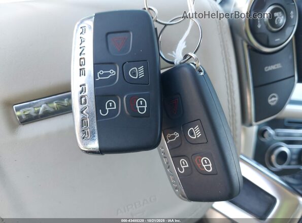 SALGS2FE5HA336720 2017 LAND ROVER RANGE ROVER White Widok deski rozdzielczej