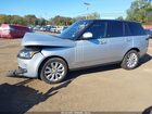 2017 Land Rover Range Rover 3.0l V6 Supercharged Hse Silver vin: SALGS2FV4HA360460