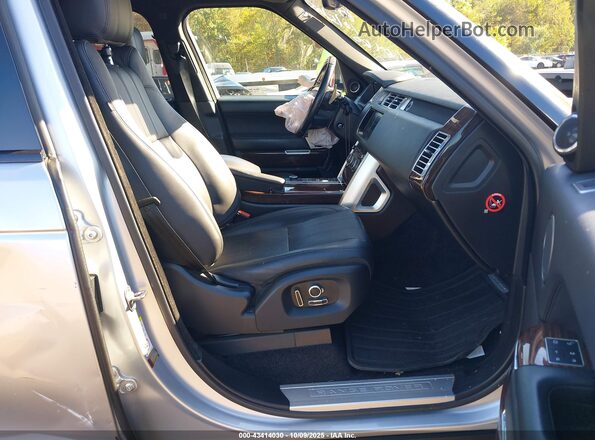 SALGS2FV4HA360460 2017 LAND ROVER RANGE ROVER Silver Vista interior delantera