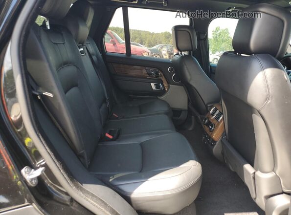SALGS2RE8JA384018 2018 LAND ROVER RANGE Black Rear interior view