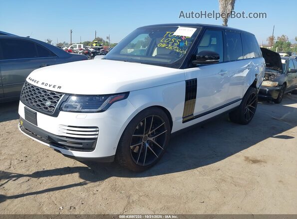 SALGS2RU3NA468390 2022 LAND ROVER RANGE ROVER Белый Передняя левая четверть