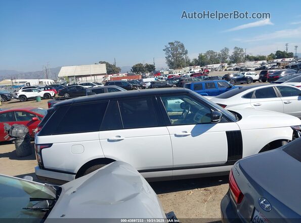 SALGS2RU3NA468390 2022 LAND ROVER RANGE ROVER Белый Вид задней части салона