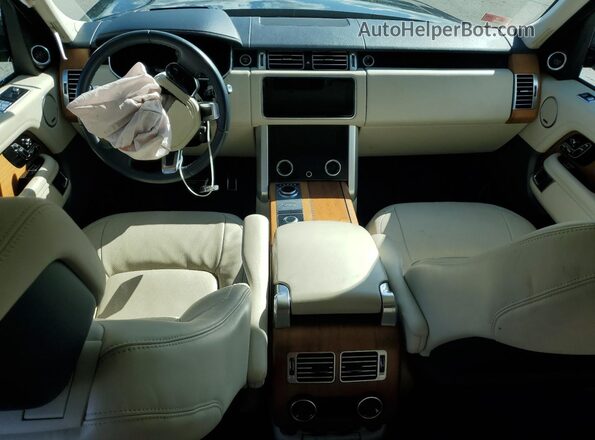 SALGS2SE7MA428332 2021 LAND ROVER RANGE Blue Dashboard view