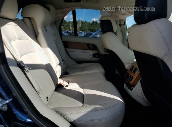 SALGS2SE7MA428332 2021 LAND ROVER RANGE Blue Rear interior view