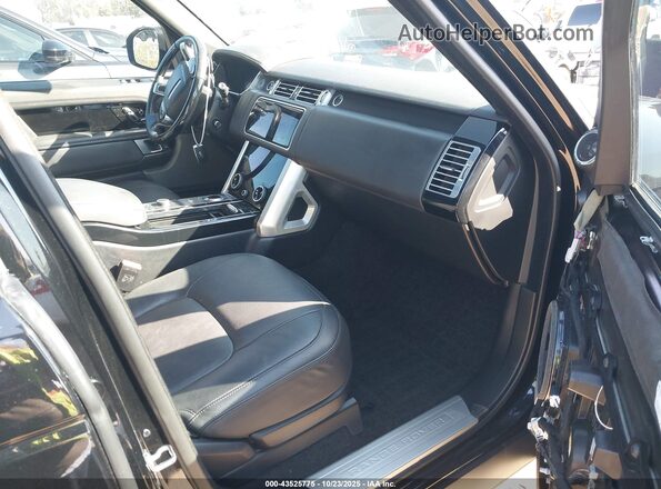 SALGS2SE7MA429044 2021 LAND ROVER RANGE ROVER Black Widok wnętrza z przodu