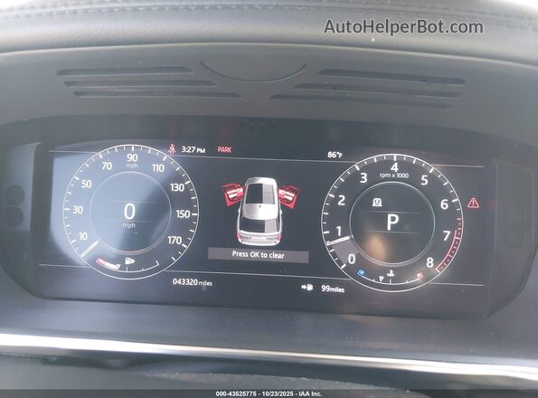 SALGS2SE7MA429044 2021 LAND ROVER RANGE ROVER Black Widok tylnych siedzeń