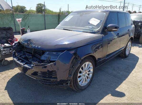 SALGS2SV5JA386562 2018 LAND ROVER RANGE ROVER Синий Передняя левая четверть