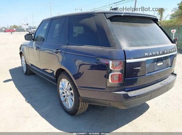 SALGS2SV5JA386562 2018 LAND ROVER RANGE ROVER Синий Задняя левая четверть