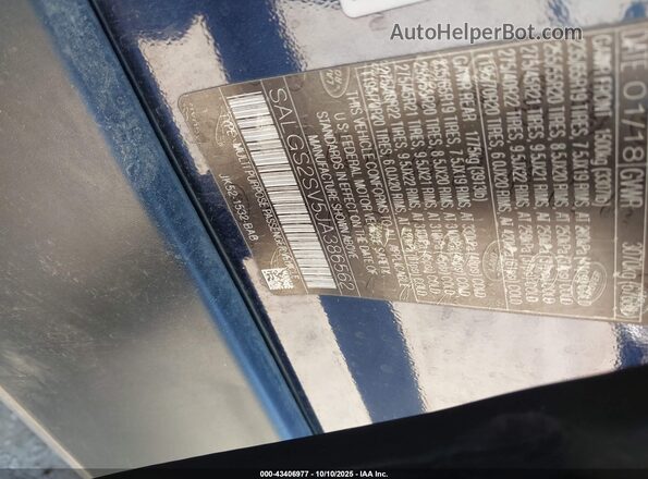 SALGS2SV5JA386562 2018 LAND ROVER RANGE ROVER Синий Вид подкапотного пространства
