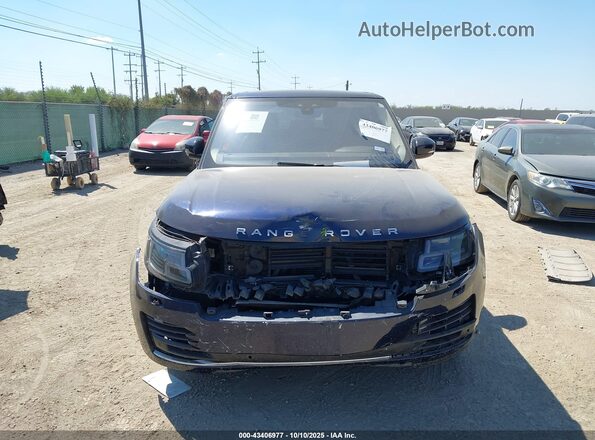SALGS2SV5JA386562 2018 LAND ROVER RANGE ROVER Синий Вид задней части салона