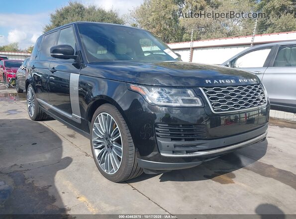 SALGS5SE4LA595926 2020 LAND ROVER RANGE ROVER Черный Передняя правая четверть