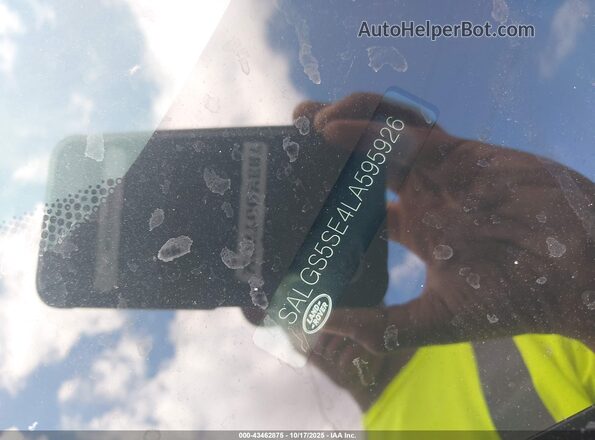 SALGS5SE4LA595926 2020 LAND ROVER RANGE ROVER Черный Вид подкапотного пространства