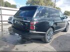 2020 Land Rover Range Rover Supercharged Черный vin: SALGS5SE4LA595926