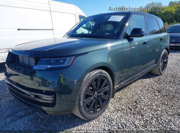 SALKP9F4XSA257336 2025 LAND ROVER RANGE ROVER Зеленый Передняя левая четверть