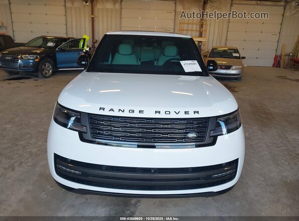 SALKPBFU5SA298531 2025 LAND ROVER RANGE ROVER White Widok zestawu wskaźników