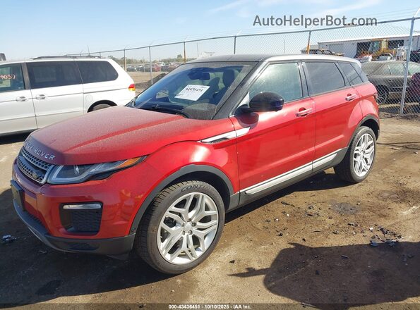 SALVR2RX4JH279777 2018 LAND ROVER RANGE ROVER EVOQUE Красный Передняя левая четверть