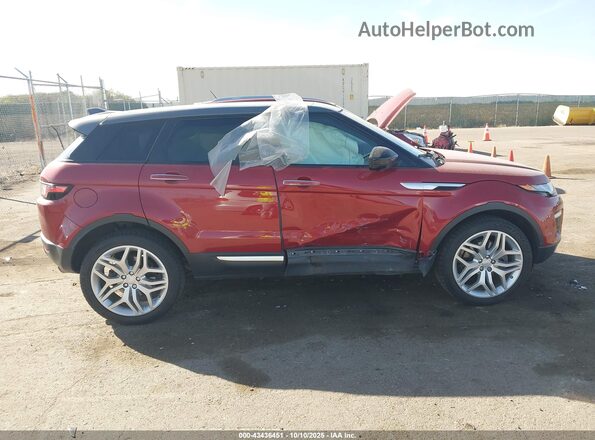 SALVR2RX4JH279777 2018 LAND ROVER RANGE ROVER EVOQUE Красный Вид задней части салона