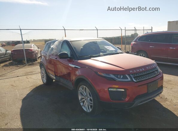 SALVR2RX4JH279777 2018 LAND ROVER RANGE ROVER EVOQUE Красный Передняя правая четверть