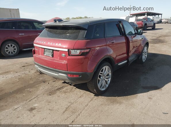 SALVR2RX4JH279777 2018 LAND ROVER RANGE ROVER EVOQUE Красный Задняя правая четверть