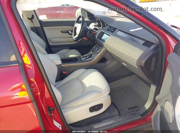 SALVR2RX4JH279777 2018 LAND ROVER RANGE ROVER EVOQUE Красный Вид салона спереди