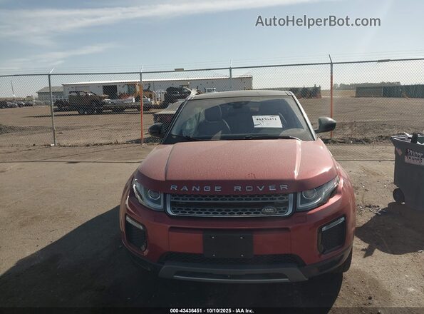 SALVR2RX4JH279777 2018 LAND ROVER RANGE ROVER EVOQUE Красный Вид щитка приборов