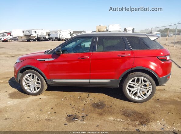SALVR2RX4JH279777 2018 LAND ROVER RANGE ROVER EVOQUE Красный Панорамный вид салона 360°