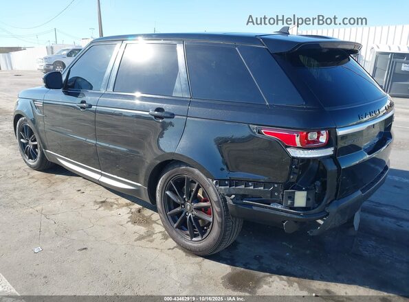 SALWG2KF0GA597179 2016 LAND ROVER RANGE ROVER SPORT Черный Задняя левая четверть