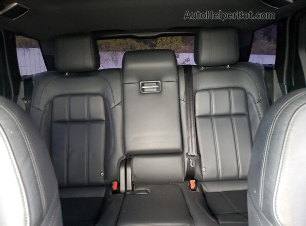 SALWG2RV3JA699984 2018 LAND ROVER RANGE Black Widok tylnych siedzeń