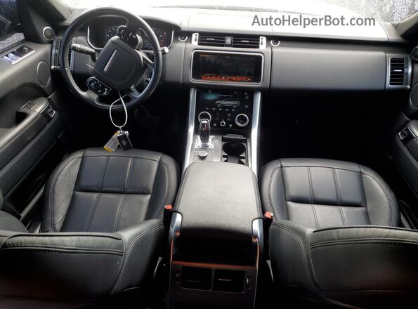 SALWG2RV3JA699984 2018 LAND ROVER RANGE Black Widok deski rozdzielczej