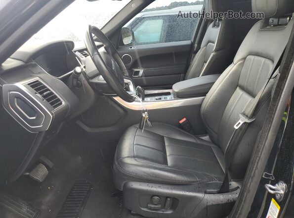 SALWG2RV3JA699984 2018 LAND ROVER RANGE Black Widok wnętrza z przodu