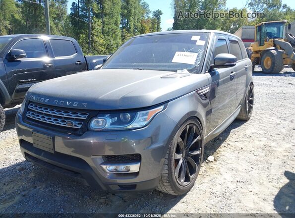 SALWR2KF8GA663228 2016 LAND ROVER RANGE ROVER SPORT Gray Передня ліва чверть