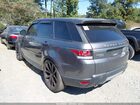 2016 Land Rover Range Rover Sport 3.0l V6 Turbocharged Diesel Hse Td6 Gray vin: SALWR2KF8GA663228