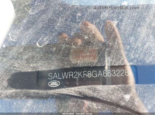 SALWR2KF8GA663228 2016 LAND ROVER RANGE ROVER SPORT Gray Вид підкапотного простору
