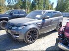 2016 Land Rover Range Rover Sport 3.0l V6 Turbocharged Diesel Hse Td6 Gray vin: SALWR2KF8GA663228