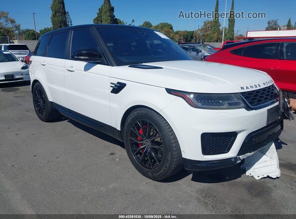 SALWR2RVXJA411789 2018 LAND ROVER RANGE ROVER SPORT Белый Передняя правая четверть