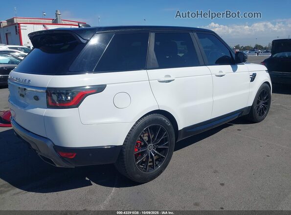 SALWR2RVXJA411789 2018 LAND ROVER RANGE ROVER SPORT Белый Задняя правая четверть