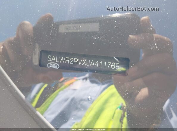 SALWR2RVXJA411789 2018 LAND ROVER RANGE ROVER SPORT Белый Вид подкапотного пространства