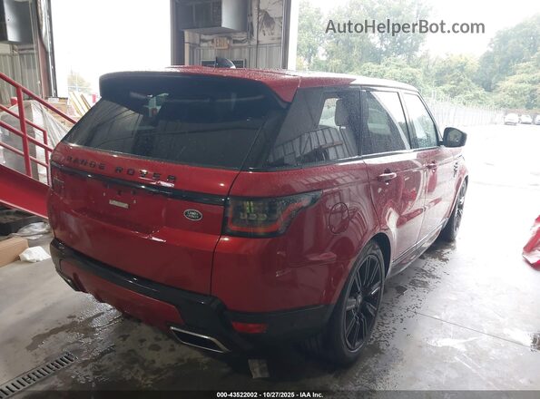 SALWR2SU6LA707963 2020 LAND ROVER RANGE ROVER SPORT Красный Задняя правая четверть