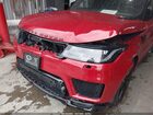 2020 Land Rover Range Rover Sport Hse Mhev Красный vin: SALWR2SU6LA707963