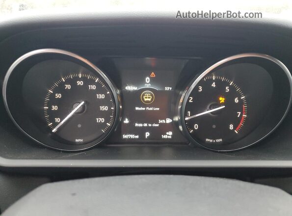 SALWR2VF5GA546606 2016 LAND ROVER RANGE Угольный Вид щитка приборов