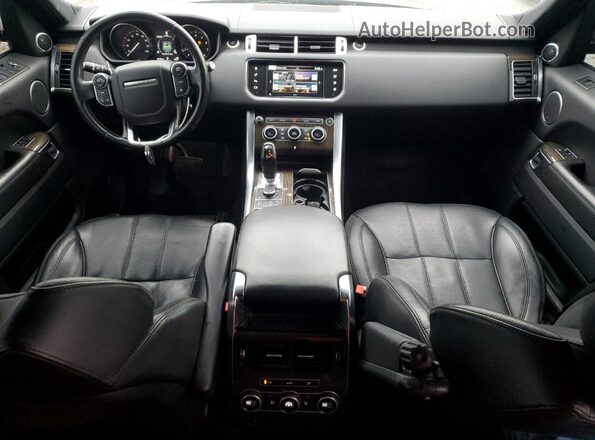 SALWR2VF5GA546606 2016 LAND ROVER RANGE Угольный Вид панели приборов