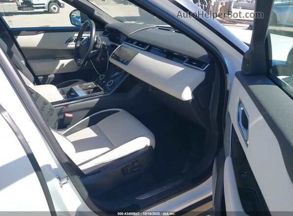 SALYB2EX8LA282457 2020 LAND ROVER RANGE ROVER VELAR White Vista interior delantera