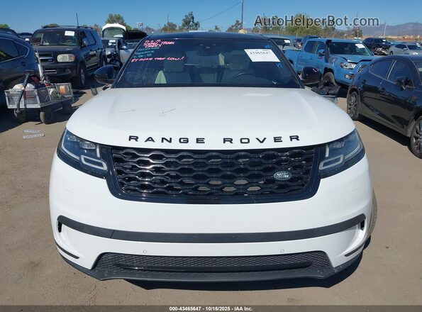 SALYB2EX8LA282457 2020 LAND ROVER RANGE ROVER VELAR White Vista interior trasera