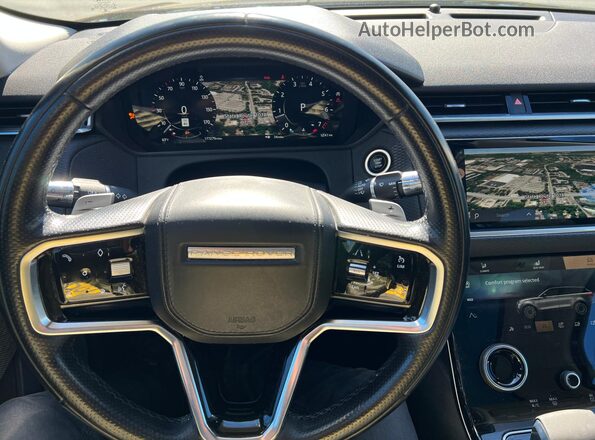 SALYJ2EU4MA312970 2021 LAND ROVER RANGE Black Вид салону спереду