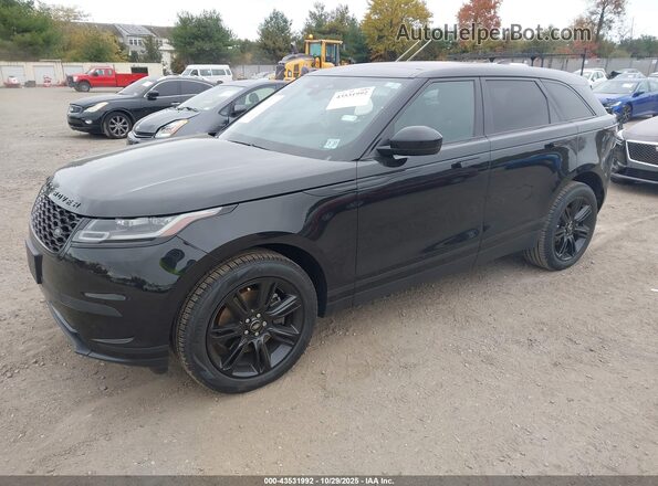SALYJ2EX0NA345590 2022 LAND ROVER RANGE ROVER VELAR Черный Передняя левая четверть