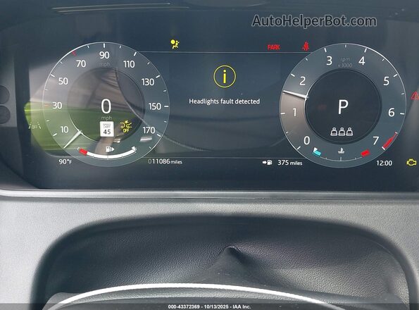 SALYL2EX1SA800632 2025 LAND ROVER RANGE ROVER VELAR Белый 